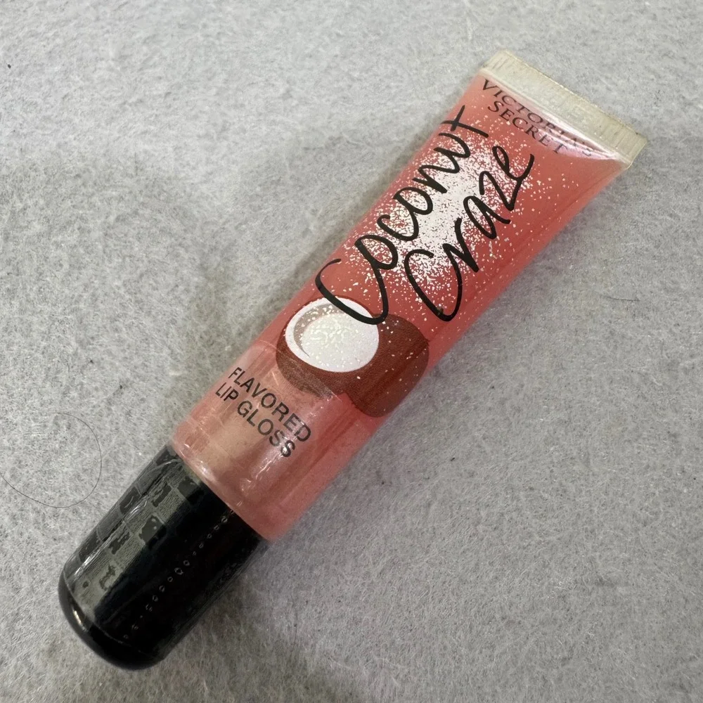 Victoria's Secret Lip Gloss Women Coconut Craze Shimmer Flavored 0.46 oz New